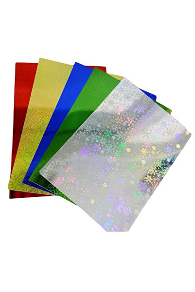 Dağtaş Kırtasiye Ticon Hologramlı Fon Kartonu 25x35 10'lu 5 Renk