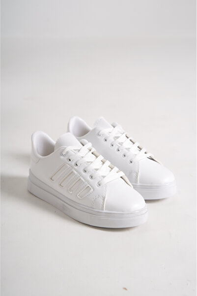 Moda Değirmeni White-white Women's Sneaker Bg1147-101-0004