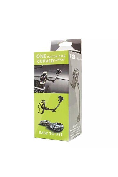 AteşTech Araç Içi Telefon Tutucu Ayarlanabilir Dirsek Destekli  Vantuzlu Cam Ve Torpido