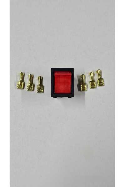 PİLSAN Vites Enversörü Butonu Anahtarı ve 6 Adet Metal Kablo Bağlantı Pabuç