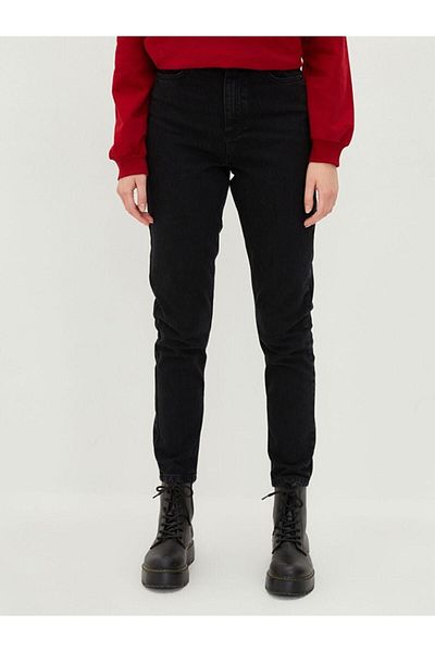 Geppetto Lisbon Black High Waist Lycra Jeans Jeans - Not Fading