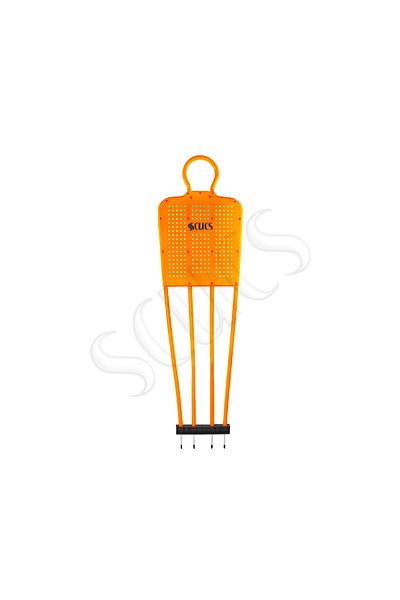 SCUCS Orange 180 cm Studded Plastic Barrage Man