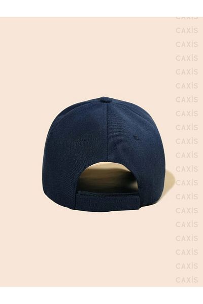 caxis Αθλητικό καπέλο Navy Blue Unisex Ρυθμιζόμενο με Velcro στην πλάτη