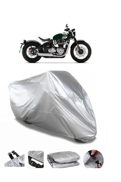 Breen براند دراجة نارية مقاوم للماء باللون الرمادي من Triumph Bonneville Bobber