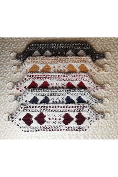 dressmix Ringed Dowry Fiber, Soft Textured Heart Fiber, Dowry Fiber