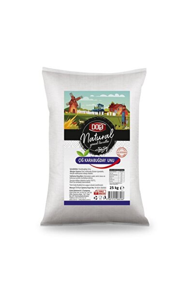 Dola Natural Çiğ Karabuğday Unu 25 Kg