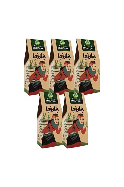 LAZİKA (Avantajlı 5'li Set) Yayla Çaylı Siyah Çay (400 g*5)-İlk Hasat Mayıs Ç...