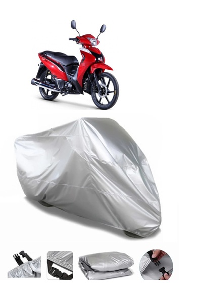 Breen كوبا SJ50 برو رمادي مقاوم للماء للدراجات النارية بريميوم