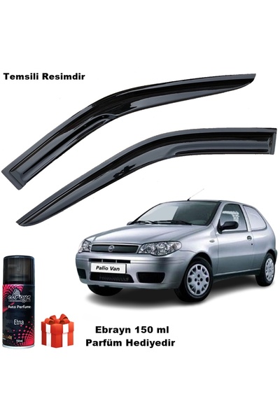 caraks Fiat Palio Van Mügen Cam Rüzgarlığı Tek Kapı Kasalara Uyumlu 2 Li Takı...