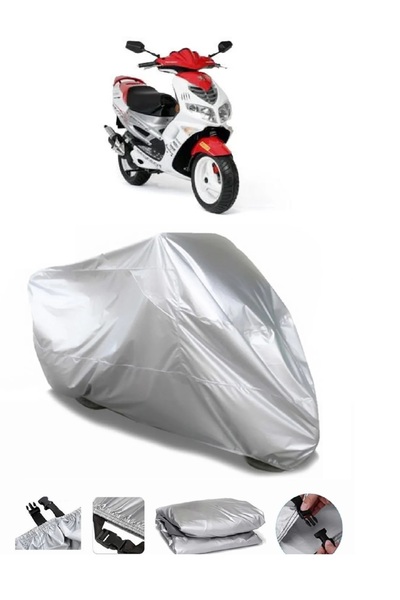 Breen بيجو Speedfight 2 رمادي مقاوم للماء للدراجة النارية بريميوم