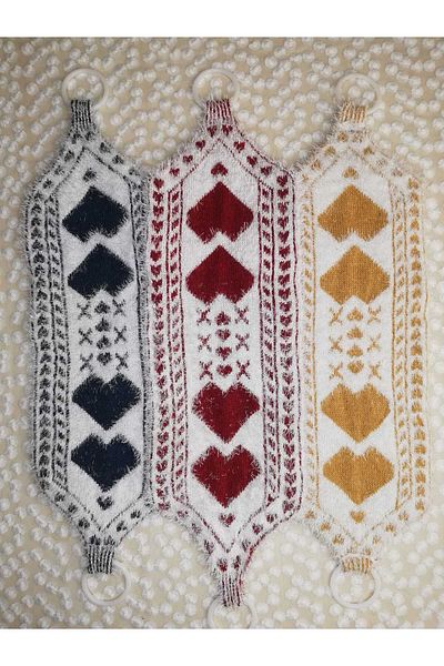 dressmix Ringed Dowry Fiber, Soft Textured Heart Fiber, Dowry Fiber