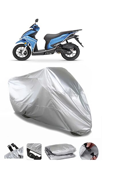 Breen ماركة Kanuni Resa 125 باللون الرمادي المقاوم للماء للدراجات النارية