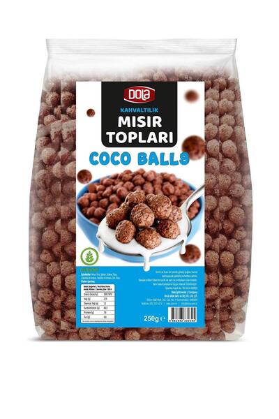 Dola Glutensiz Coco Balls Çikolatalı Mısır Topları 250 gr Gluten Free