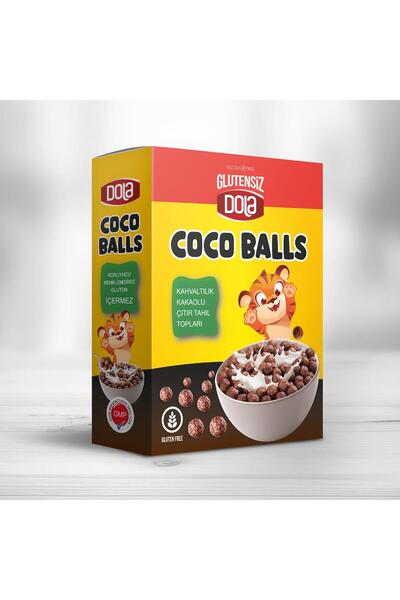 Dola Glutensiz Coco Balls Çikolatalı Çıtır Tahıl Topları 300 gr Gluten Free