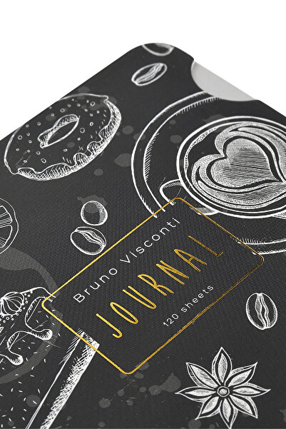 Bruno Visconti Spiral Notebook A5 with 4 Bookmarks, 30 MakeStriped, 30 MakeStriped, 30 MakeDotted, 30 MakeStraight