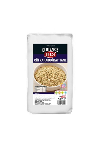 Dola Glutensiz Çiğ Karabuğday Tane 5 Kg Greçka
