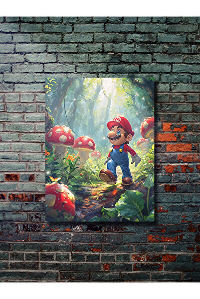 ZNC Mario - Super Mario - Gaming Posterleri, Özel Tasarım Kağıt Poster, Duvar...