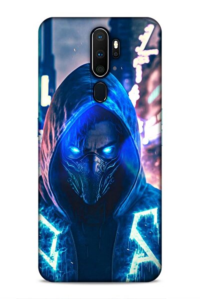 Lopard حافظة هدايا لهاتف اوبو A9 2020 مارا هاي فاي 16 باللون الأسود هاكر باللون الأزرق الداكن