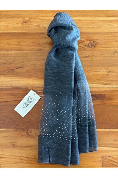 Chinko İPEK KARIŞIMLI METAL TAŞLI BİR KLASİK ŞAL