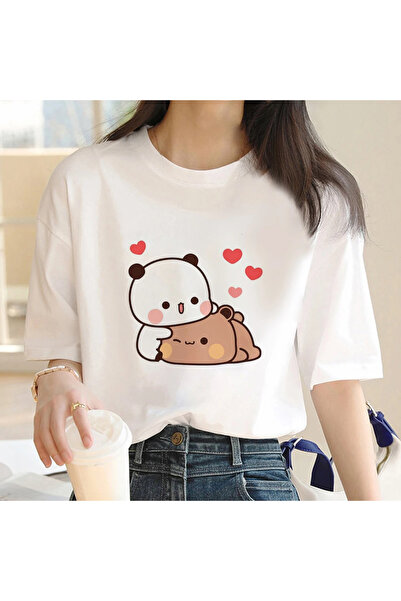 Jose Clothing Λευκό με τύπωμα οργανικό βαμβάκι oversized μπλουζάκι