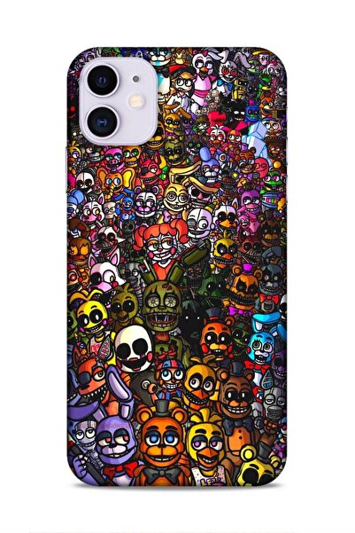 Lopard Apple iPhone 11 Zore Hifi 24 Five Nights at Freddy's Fnaf Turuncu Darbe Emici Kılıf