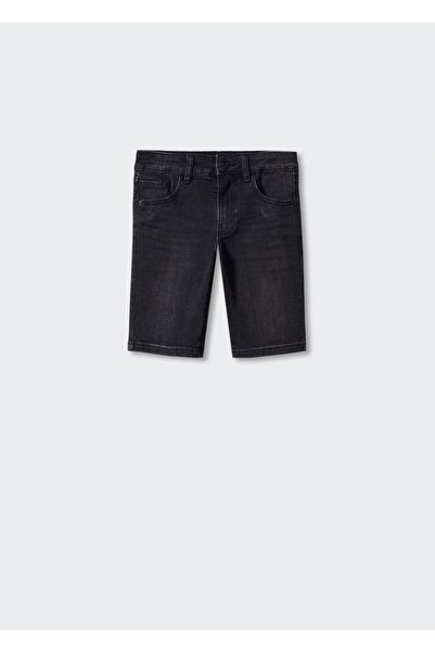 MANGO Kids Pamuklu Denim Şort