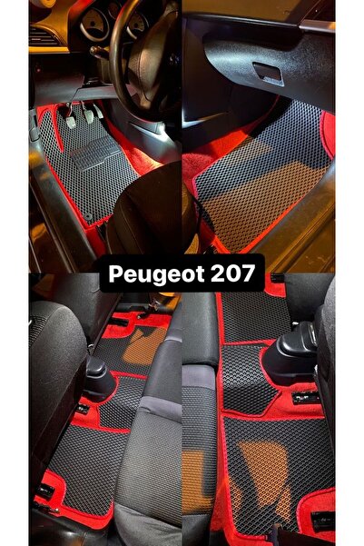pascar Peugeot 207 (2006 ve sonrası) araca özel yeni nesil akıllı oto paspas(...