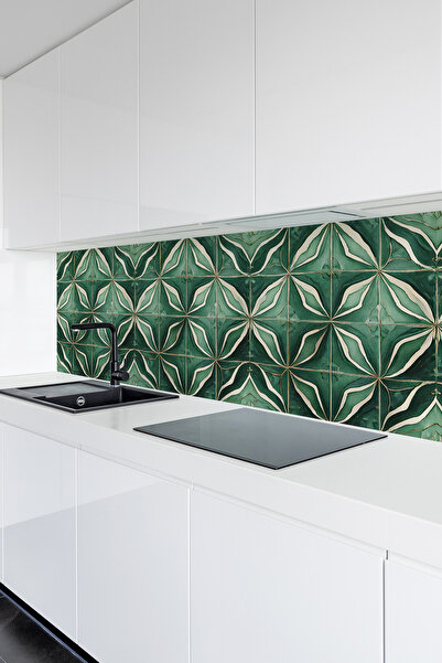 DECORIO HOME Mutfak Tezgah Arası Kaplama - Duvar - Fayans - Banyo - Çok Amaçlı Kaplama Folyosu