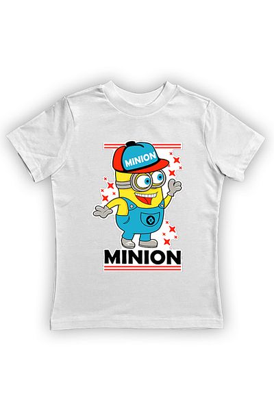Minions Children's Summer T-Shirt - Printed, Cotton Combed