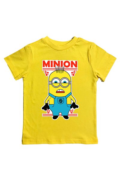 Minions Children's Summer T-Shirt - Printed, Cotton Combed