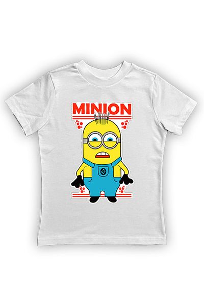 Minions Children's Summer T-Shirt - Printed, Cotton Combed