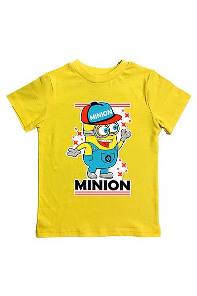 Minions Children's Summer T-Shirt - Printed, Cotton Combed