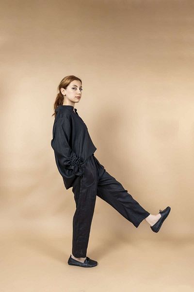 SARE ERKMEN Linen Pants