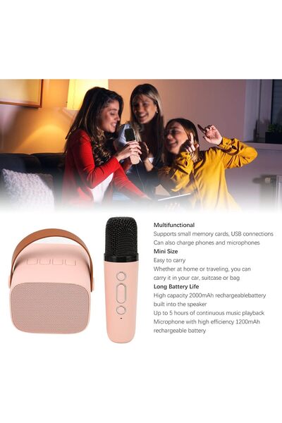 Hediye Rüzgarı KARAOKE MİKROFON HAPÖRLÖR SETİ