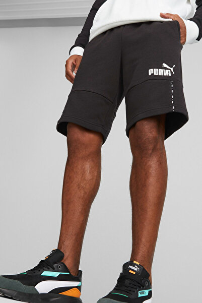 Puma 673344 Black Knitted Shorts For Men