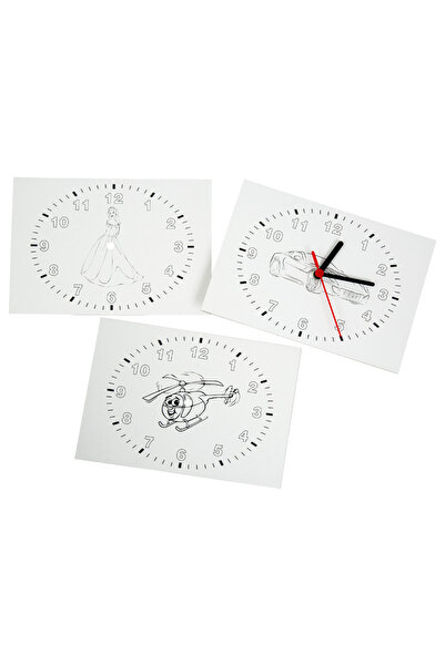 EserMatbaa Saat Şablonu Mukavva 10 Adet