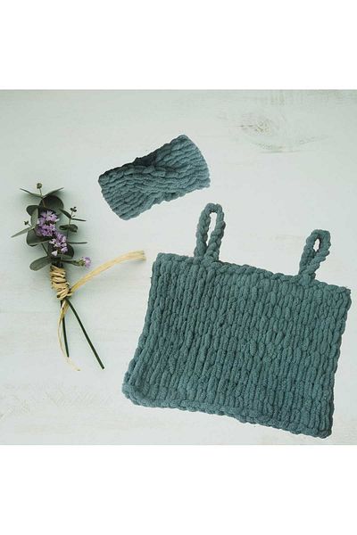 Butik Διπλό Σετ Crop και Bandana