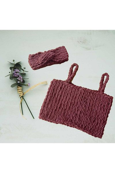 Butik Διπλό Σετ Crop και Bandana