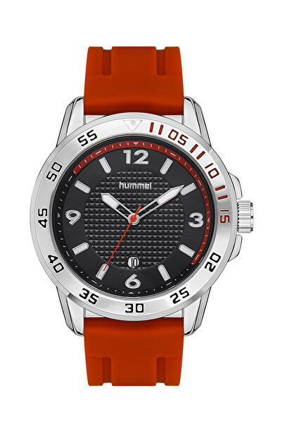 hummel Erkek Spor Kol Saati Gümüş Kırmızı Hm-3000Ma-4