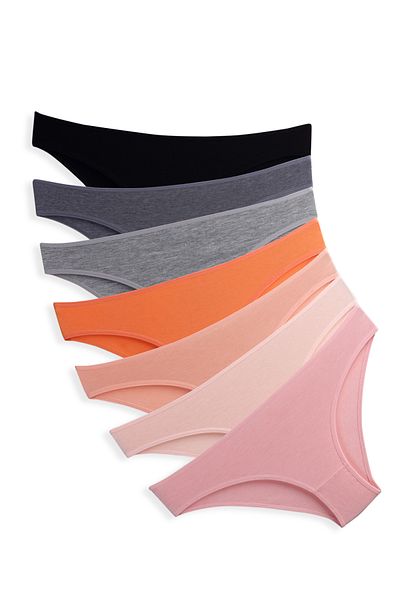 Lolitam Γυναικεία κιλότα Cotton Lycra 7 Συσκευασία