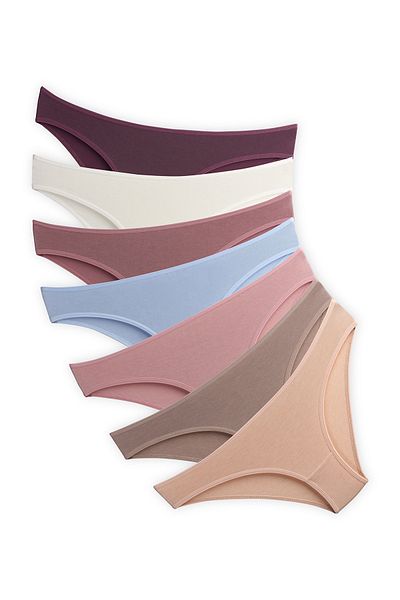 Lolitam Γυναικεία κιλότα Cotton Lycra 7 Συσκευασία