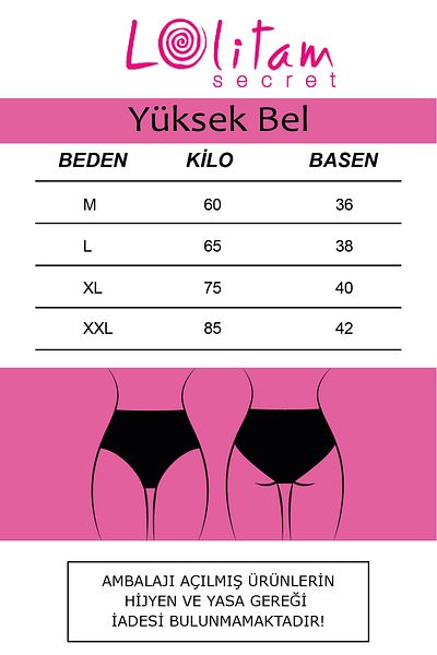 Lolitam Γυναικεία κιλότα Cotton Lycra 3 Συσκευασία
