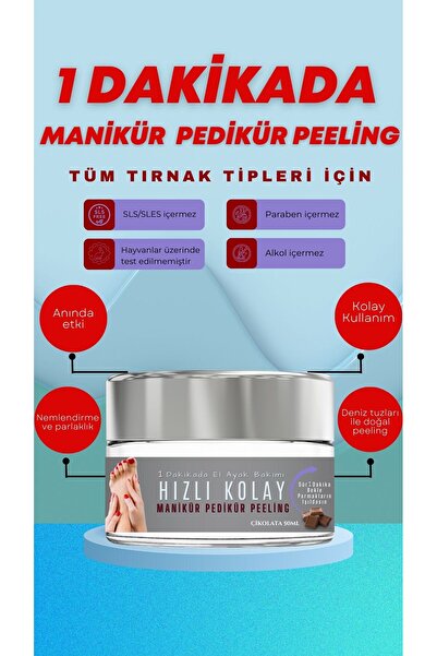 Kisarna 45 Saniyede Kütikül Sökücü Tırnak Eti Çıkarıcı Hzılıca Manikür Pedikü...