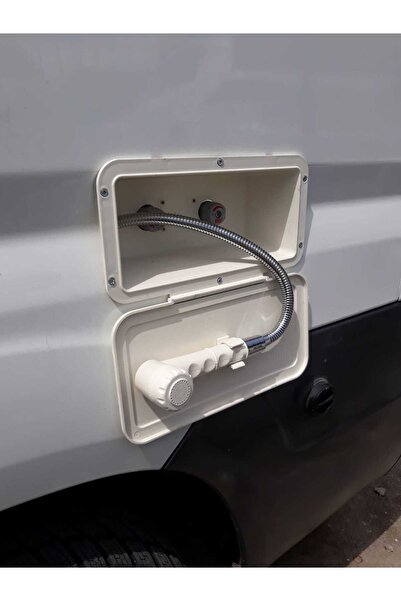 RUTER Karavan Ve Tekneler Için Dış Duş Paslanmaz Metal Hortum Duş Başlığı Seti