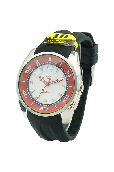 Galatasaray Silikon Kordonlu Kol Saati Ahşap Kutulu