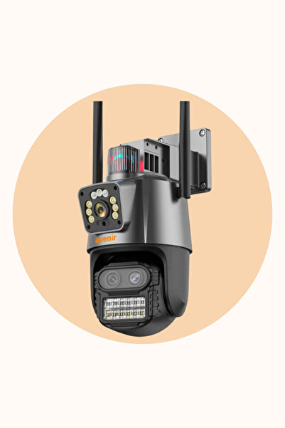 AVENİR AV-M21 3 Lensli 10X Zoom 3+3+3 MP PTZ Kablosuz Kamera, Sesli, Gece Ren...