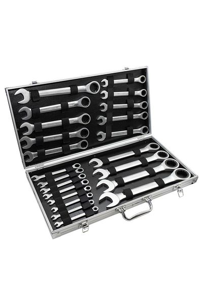 Titi 6126 Ratchet Combined Wrench Set 6-32mm 22 Pieces (Metal Box)