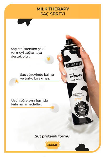 Morfose Milk Therapy Butter 5'li Saç Bakım Ve Şekillendirme Seti