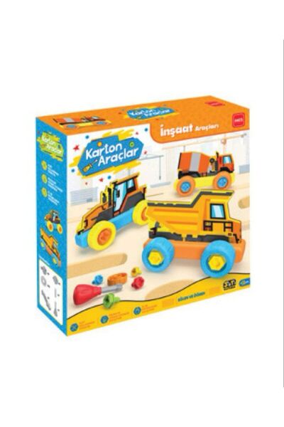 Karton Araçlar 3'ü1 Arada inşaat