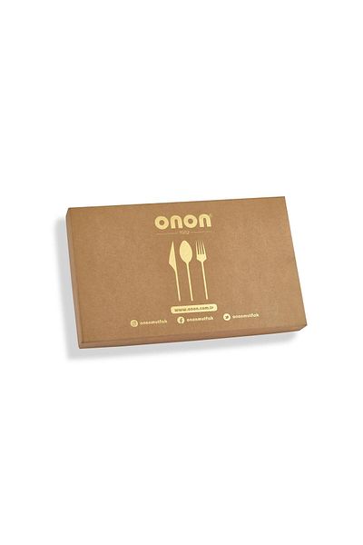 on-on طقم سكاكين وشوكة وملعقة من بيرا 60 قطعة 18/10